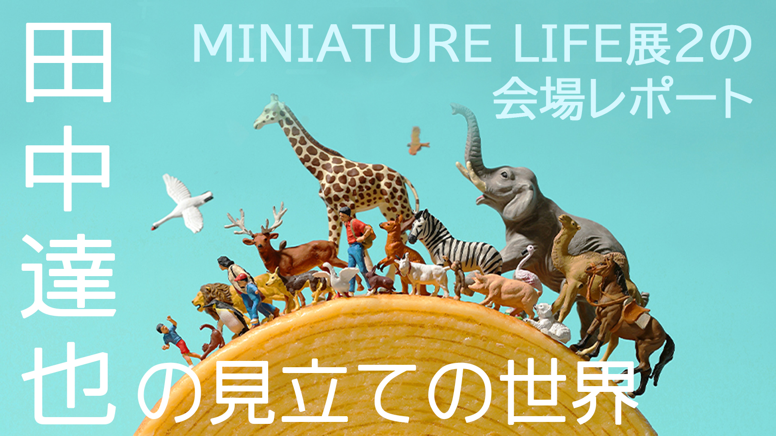 田中達也の見立ての世界MINIATURE LIFE展2の会場レポート | オモ写箱